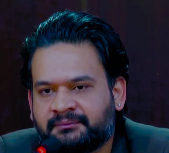 Balen Shah at a Kathmandu municipal executive meeting, 2024